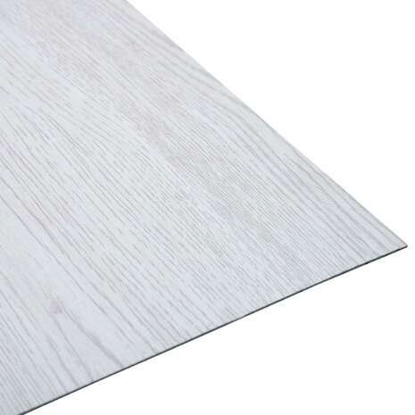Vloerplanken Wit Hout 5,11 m&sup2; 55 st PVC 2