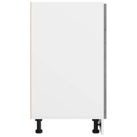 Onderkast met lade Lyon 40x46x81,5 cm bewerkt hout grijs sonoma 6