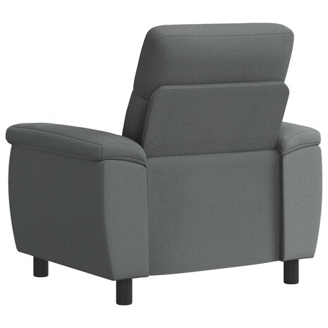 Bank Donkergrijs 95 x 90 x 95 cm Stof 5