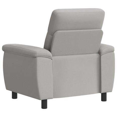 Bank Wolkengrijs 95 x 90 x 95 cm Stof 5