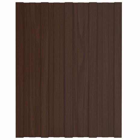 Dakpaneel 12 st Bruin 60 x 45 cm Verzinkt staal 2