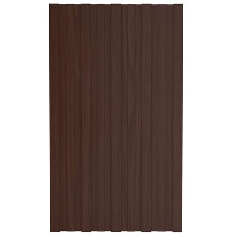 Dakpaneel 36 st Bruin 80 x 45 cm Verzinkt staal 2