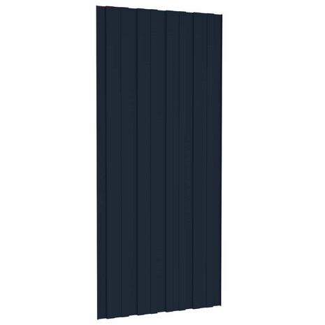 Dakpaneel 12 st Antraciet 100 x 45 cm Verzinkt staal 4