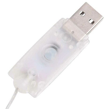 Decoratieve sneeuwpop LED 120 cm luxe stof 6