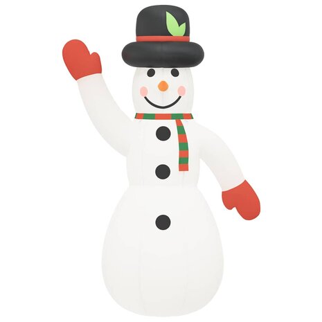 Sneeuwpop opblaasbaar met LED's 805 cm 4