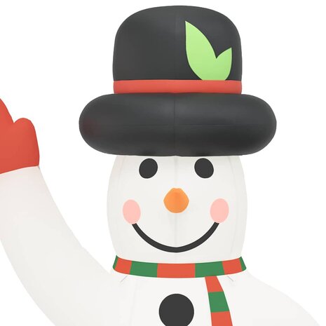 Sneeuwpop opblaasbaar met LED's 805 cm 9