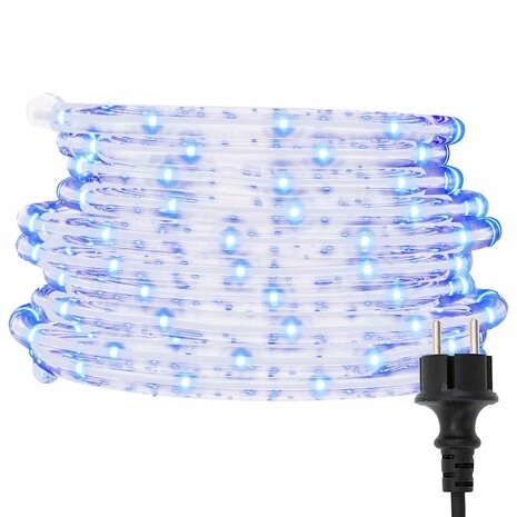 Lichtslinger met 240 LED's koudwit 10 m PVC 2