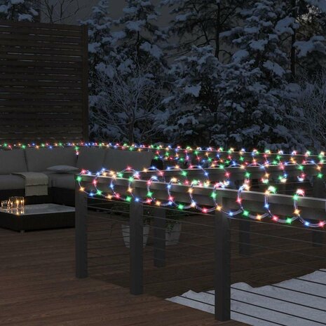 Lichtslinger met 480 LED's meerkleurig 20 m PVC 1