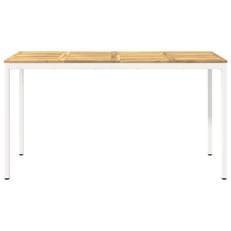 Tuin Bartafel NAARDEN Witgewassen 196 x 80,5 x 105 cm 3
