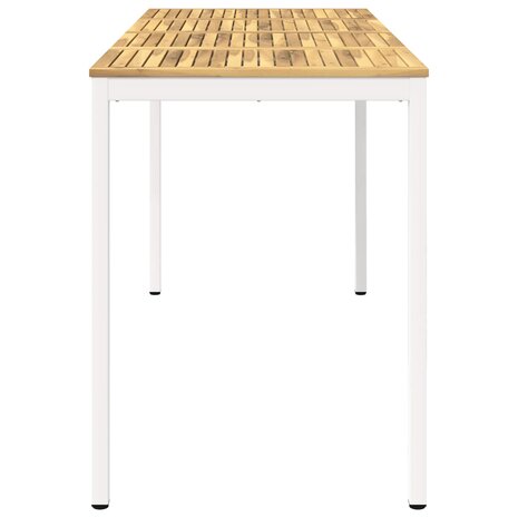 Tuin Bartafel NAARDEN Witgewassen 196 x 80,5 x 105 cm 4