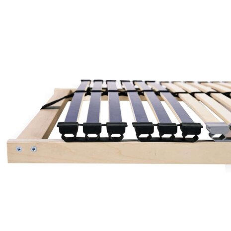 Lattenbodem Bruin 80 x 190 cm Massief beukenhout 3