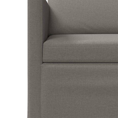 3-Zitsbank Taupe 190 x 81 x 82 cm Stof 6