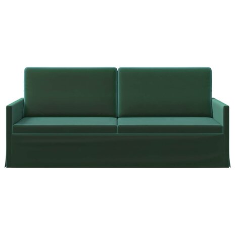 3-Zitsbank Donkergroen 190 x 81 x 82 cm fluweel 3