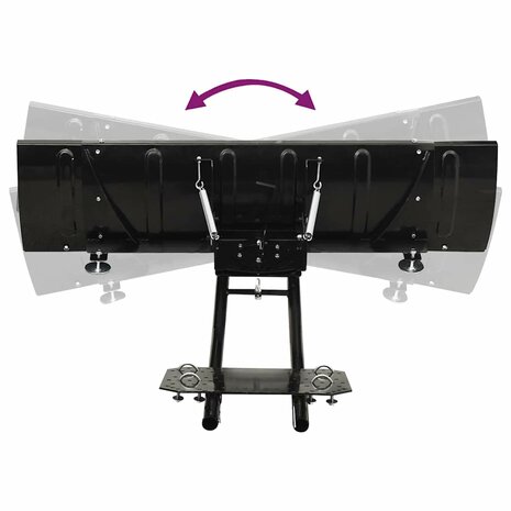 Sneeuwploeg voor ATV 150x38 cm zwart 8