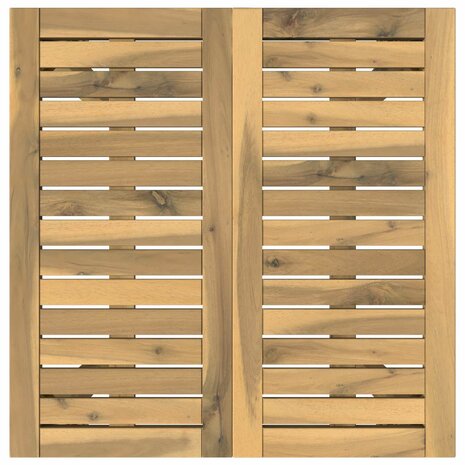 Tuintafel Witgewassen 60 x 60,5 x 75 cm 4