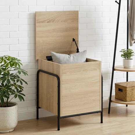 Opbergbox Sonoma Eiken 80 x 40 x 49,5 cm Bewerkt hout 1