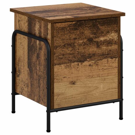 Opbergbox Oud hout 80 x 40 x 49,5 cm Bewerkt hout 5