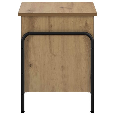 Opbergbox Artisanaal eiken 80 x 40 x 49,5 cm Bewerkt hout 4