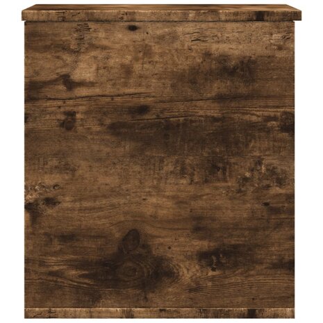 Opbergbox 40x42x46 cm bewerkt hout gerookt eikenkleurig 6