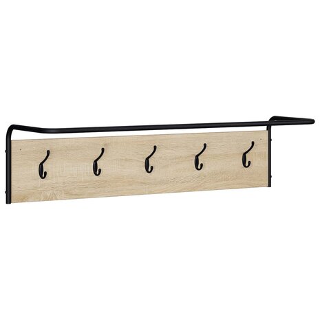 Kapstok Sonoma Eiken 100 x 30 x 25 cm Bewerkt hout 2
