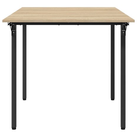 Uitschuifbare eettafel 120 x 81,5 x 75 cm Bewerkt hout 6