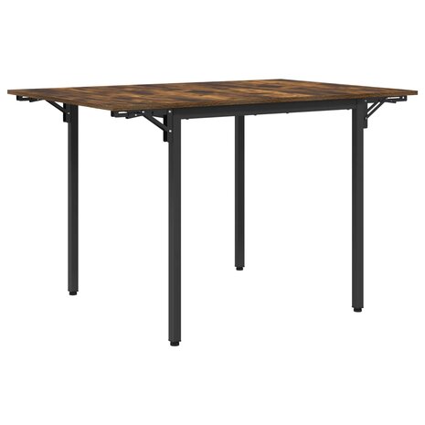 Uitschuifbare eettafel 120 x 81,5 x 75 cm Bewerkt hout 2