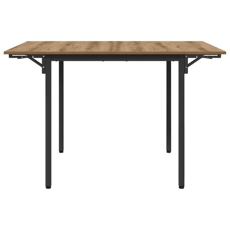 Uitschuifbare eettafel 120 x 81,5 x 75 cm Bewerkt hout 6