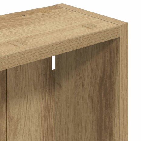 Badkamerwandkast Artisanaal eiken 20 x 14 x 70 cm 9