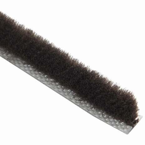 Zelfklevende deurborstel 5 m PP Bruin 5