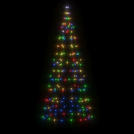 LED-kerstboom 200 LEDs kleurrijk 180 cm 8