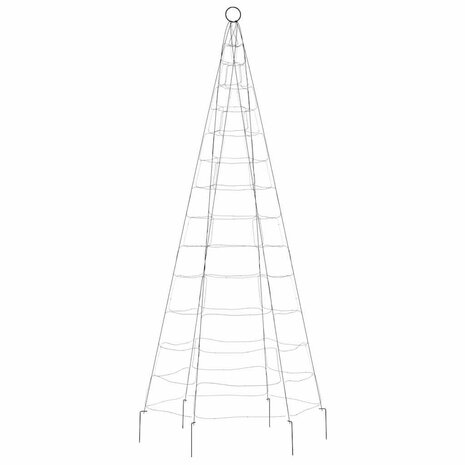 LED-kerstboom 200 LED's 180 cm blauw 4