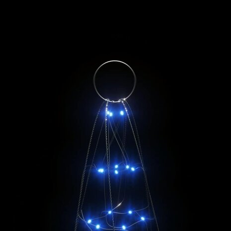 LED-kerstboom 200 LED's 180 cm blauw 9