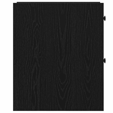 Badkamerkast 21,5 x 50 x 60 cm Bewerkt hout Zwart Eiken 7