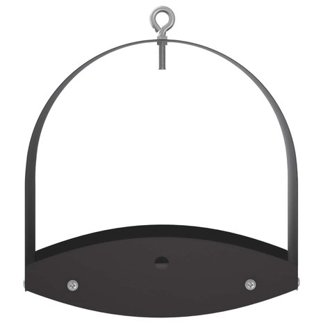 Hangend vogelvoederhuisje Staal Zwart 3
