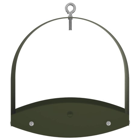 Hangend vogelvoederhuisje Staal Olijfgroen 3