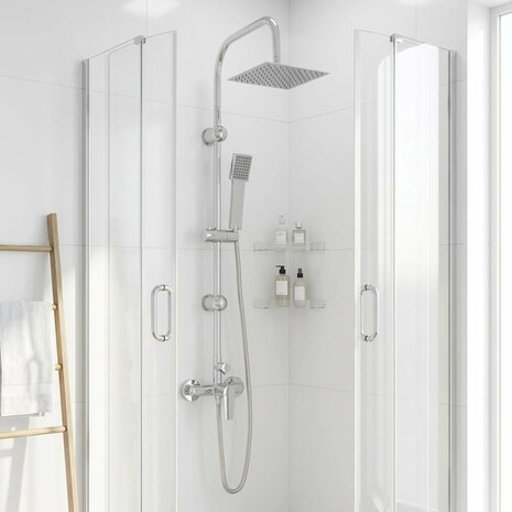 Douchesysteem Chroom Roestvrij staal 21 x 48 x 112 cm 1