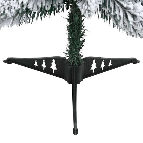 Kunstkerstboom met verlichting en sneeuw 45 LED's 90 cm 7