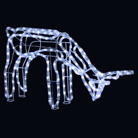 Kerstverlichting rendieren koudwit 73x31x45 cm 3