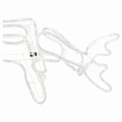 Kerstverlichting rendieren koudwit 73x31x45 cm 6