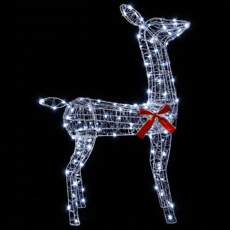 3D Kerst Rendier LOVIISA 110 LED's Koel wit 70 x 26 x 100 cm 4