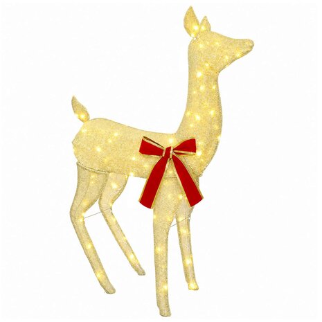 3D Kerst Rendier LOVIISA 110 LED's Warmwit 70 x 26 x 100 cm 2