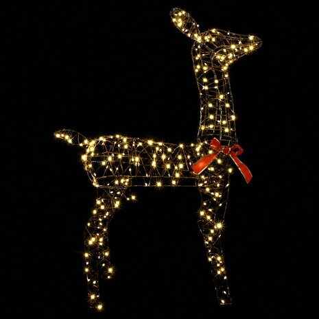 3D Kerst Rendier LOVIISA 285 LED's Warmwit 70 x 26 x 100 cm 4