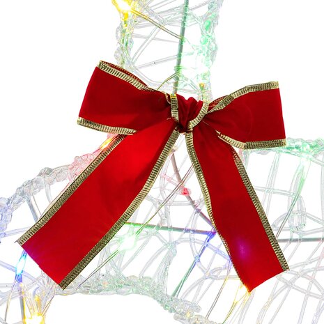 Kerst Rendier 2 st 40 LED's Meerkleurig 43 x 19 x 65 cm 7