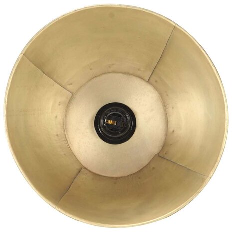 Vloerlamp E27 massief mangohout messingkleurig 7