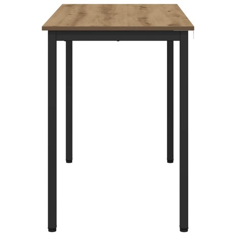 Eettafels 110 x 55 x 75 cm Bewerkt hout Artisanaal eiken 6
