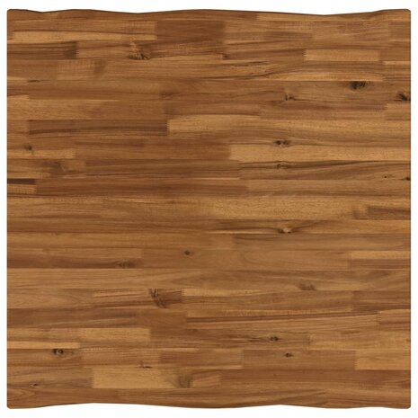 Live Edge Eettafel 60 x 55 x 75 cm Massief Acaciahout 4