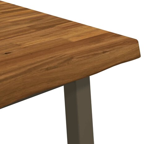 Live Edge Eettafel 60 x 55 x 75 cm Massief Acaciahout 5