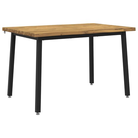 Live Edge Eettafel 90 x 55 x 75 cm Massief Acaciahout 2