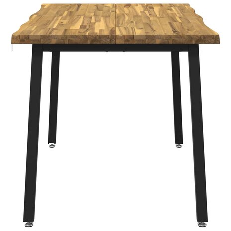 Live Edge Eettafel 90 x 55 x 75 cm Massief Acaciahout 5