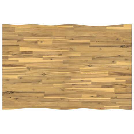 Live Edge Eettafel 90 x 55 x 75 cm Massief Acaciahout 6